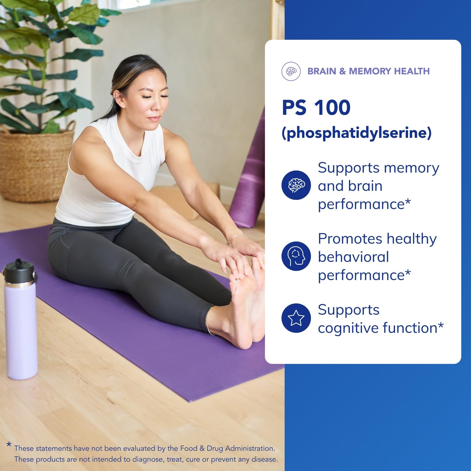 Phosphatidylserine PS100 ingredients close-up