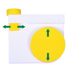 Compact dimensions: 65x61x20mm, lightweight design