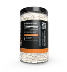 Lab-verified psyllium husk supplement label