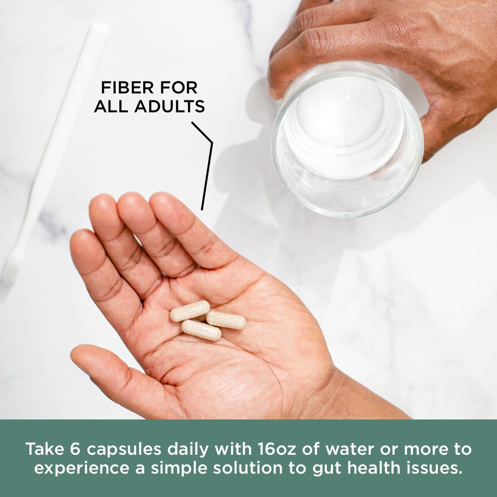Dosing instructions: 3 capsules twice daily with water