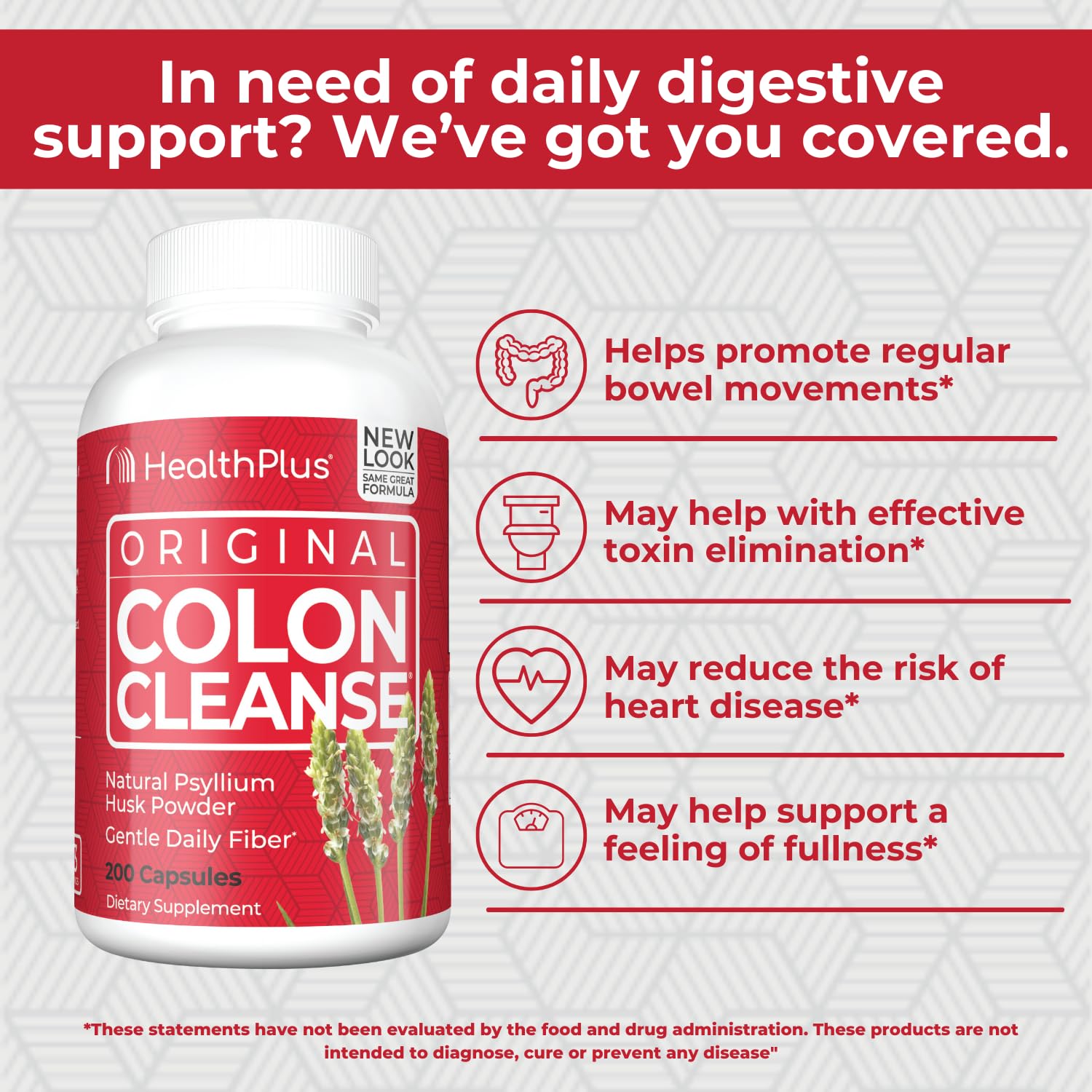 Psyllium husk fiber for regularity