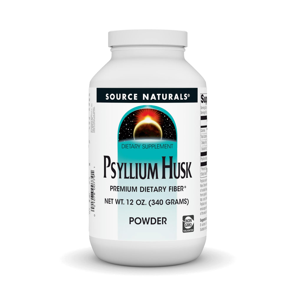 Front view of Psyllium Husk Powder 12 oz