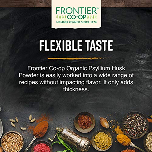 Psyllium husk powder used in baking and cooking