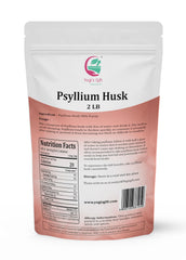 Psyllium husk added to smoothies, cooking, and baking