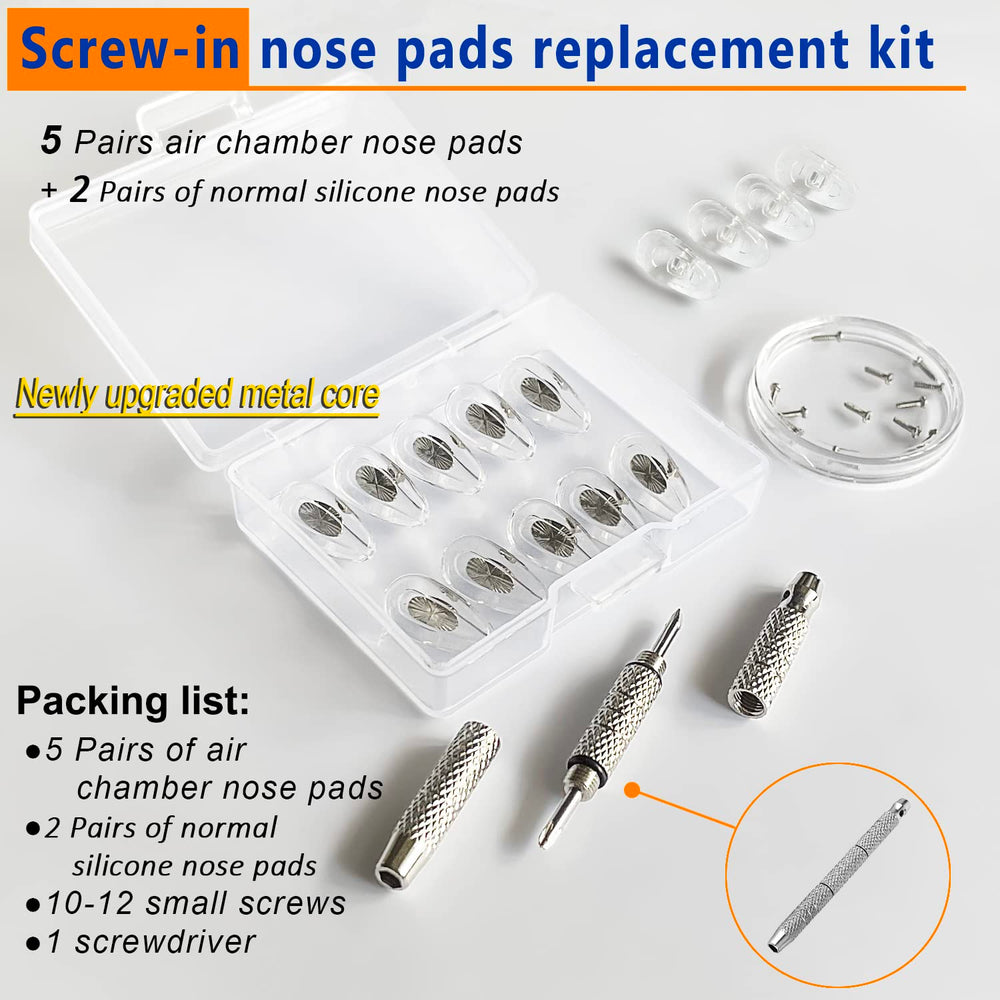 Diameter 1.0mm standard screws for nose pad replacement