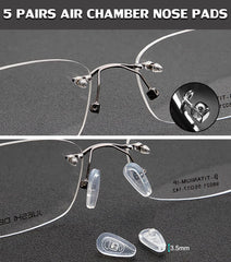 Regular silicone eyeglass nose pads