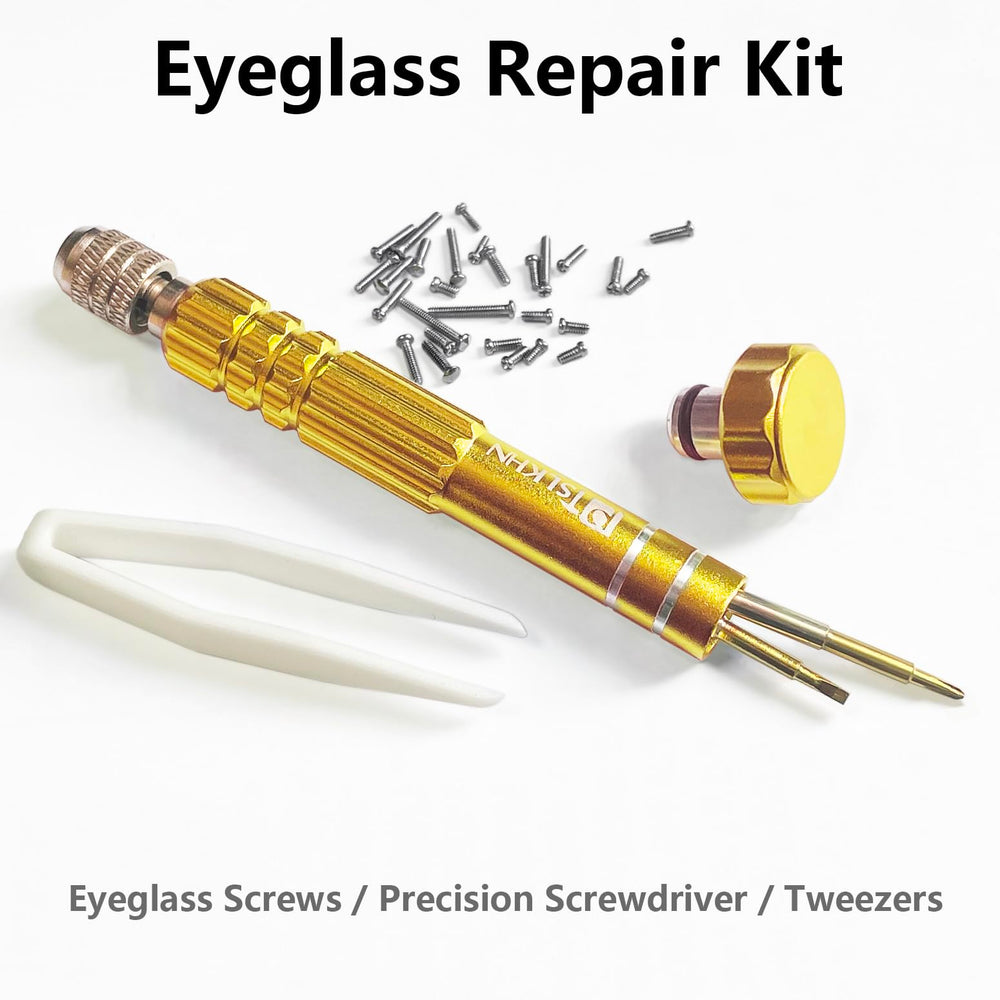 Replacement screws assortment for eyeglass repair kit
