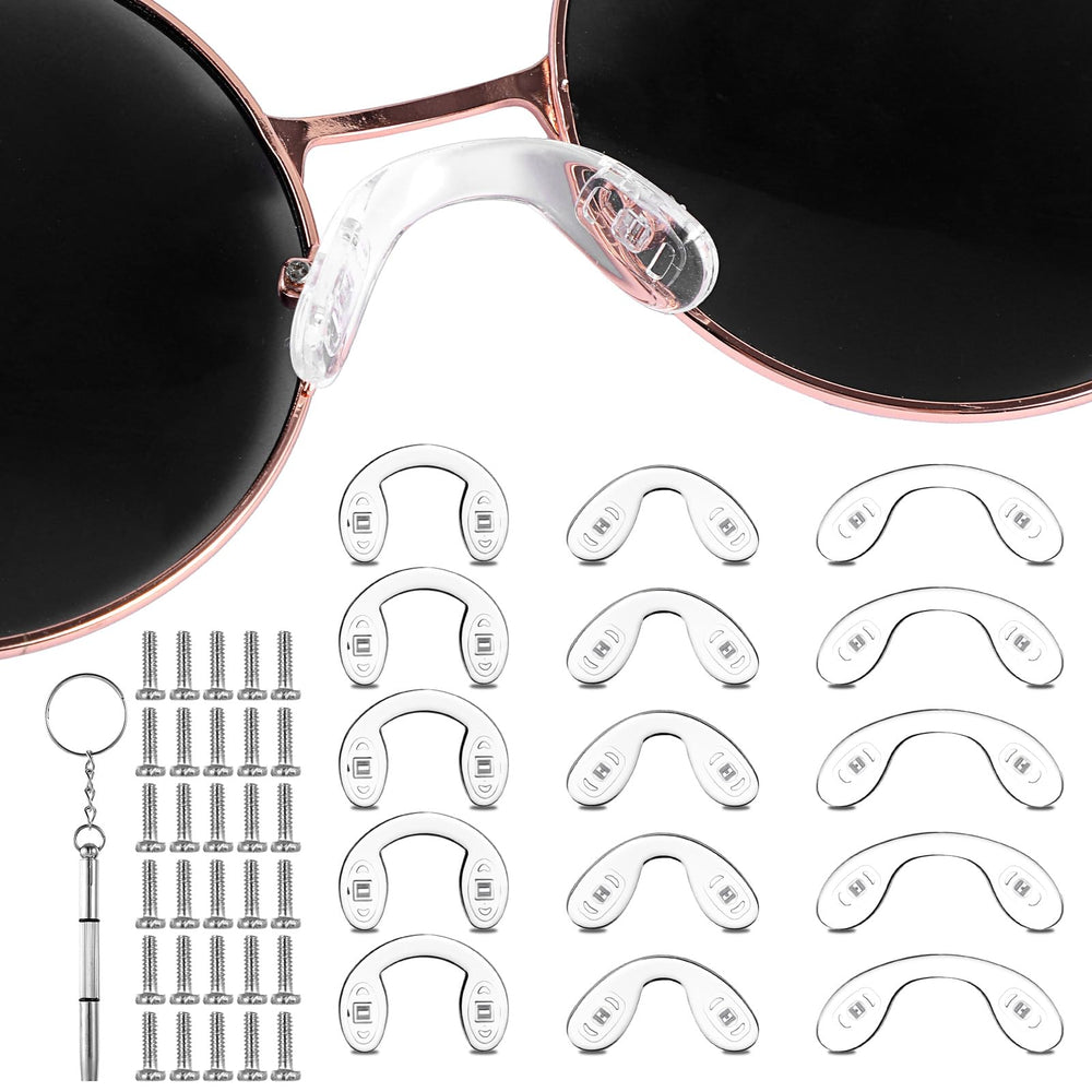 Ptwola 15-piece U-shaped nose pads set