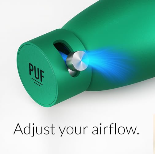 Close-up of adjustable airflow lever on PUF Emerald Edition cores