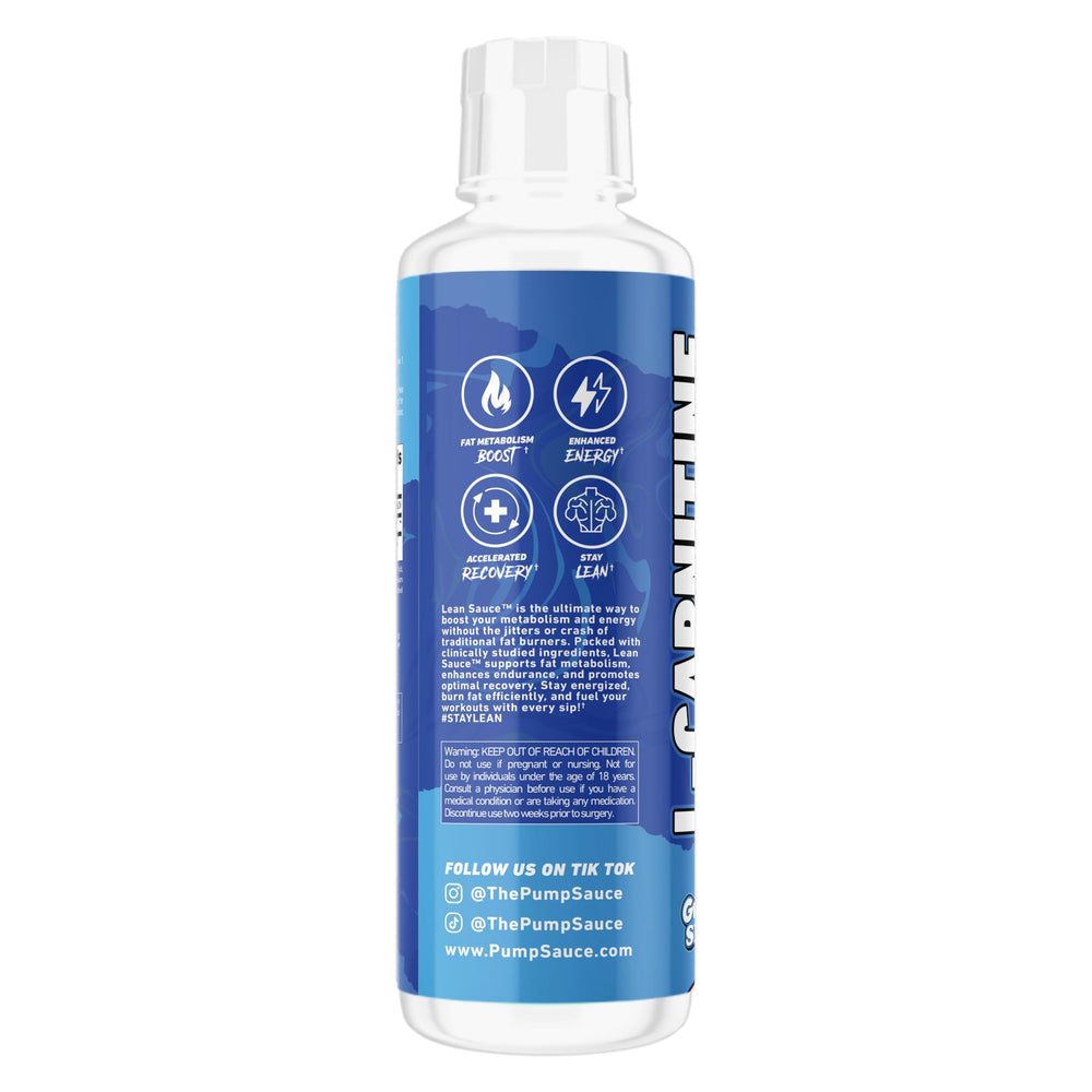 Pump Sauce Lean Sauce Liquid L-Carnitine 3500 measuring scoop shows simple dosing for reliable use.