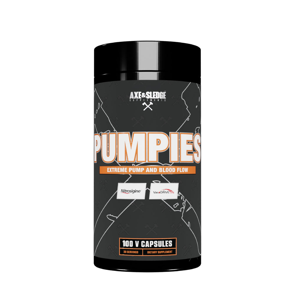 PUMPIES Nitric Oxide Booster bottle and capsules