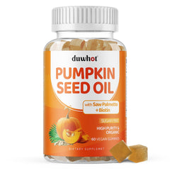 Bottle of Pumpkin Seed Oil Gummies with 60 count