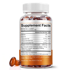 Close-up of pumpkin seed oil softgels and capsules