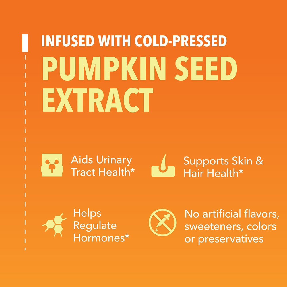 Pumpkin seed oil added to a smoothie