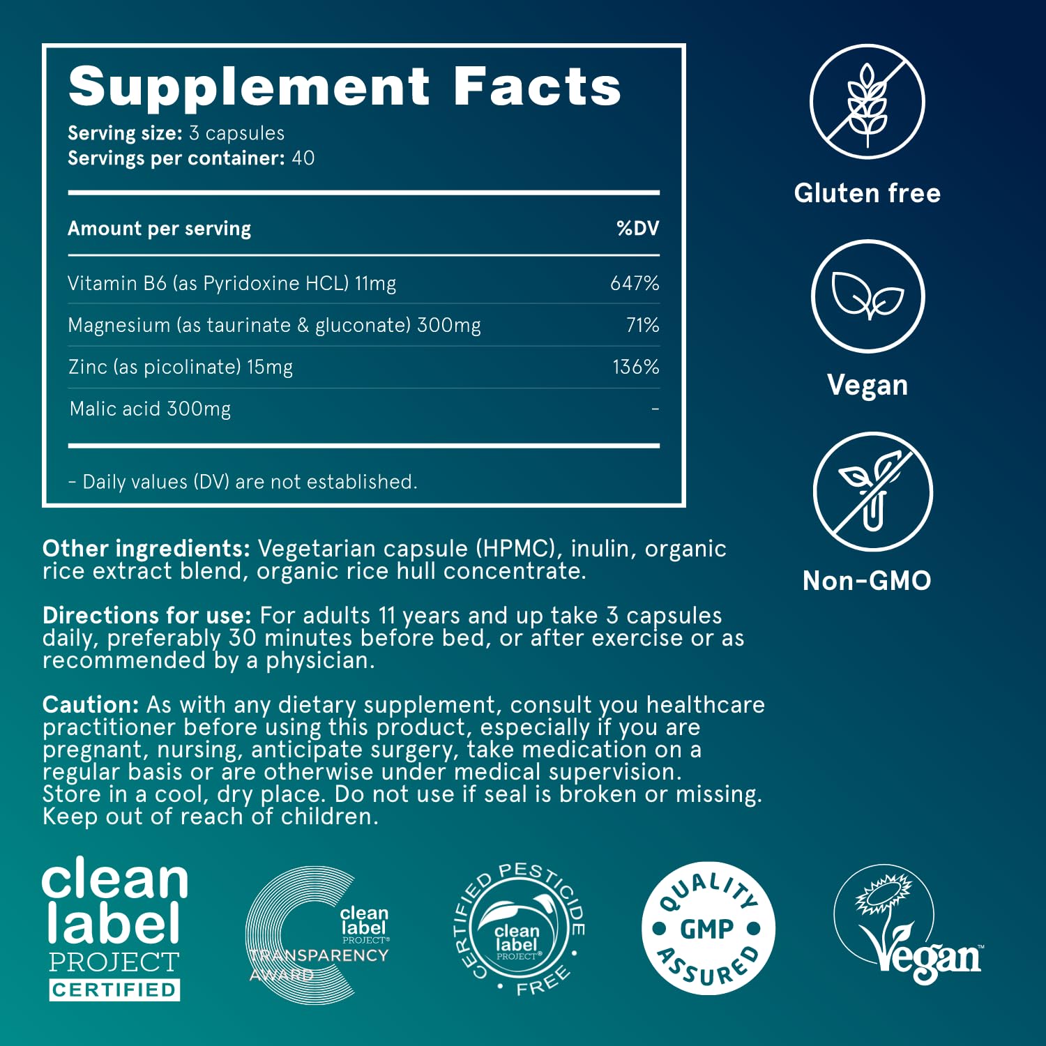 Packaging highlighting sleep, immune, and bone health support