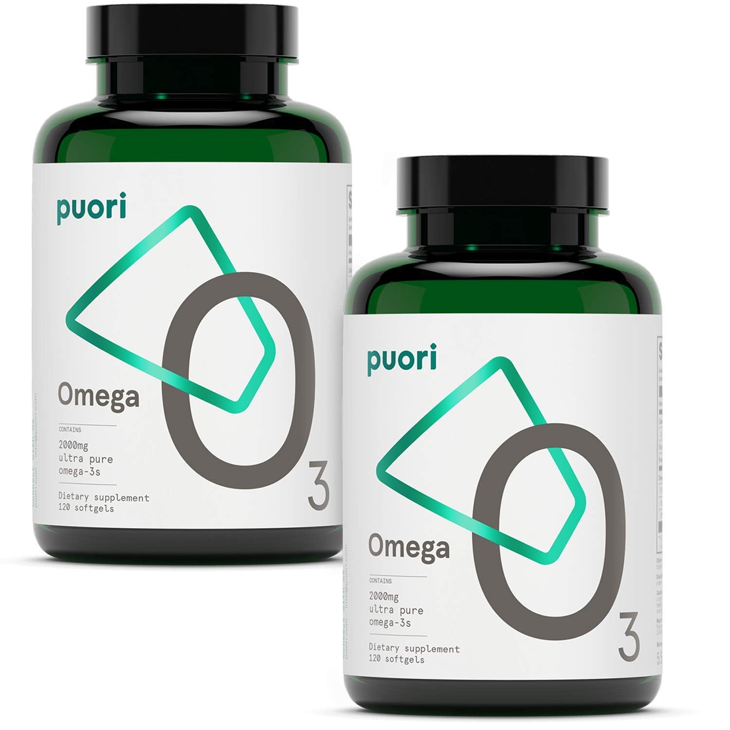 Puori O3 Omega-3 Fish Oil 240 softgels, 2-pack