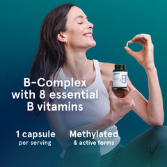 Puori capsules in an open palm illustrating capsule size and recommended daily serving benefit
