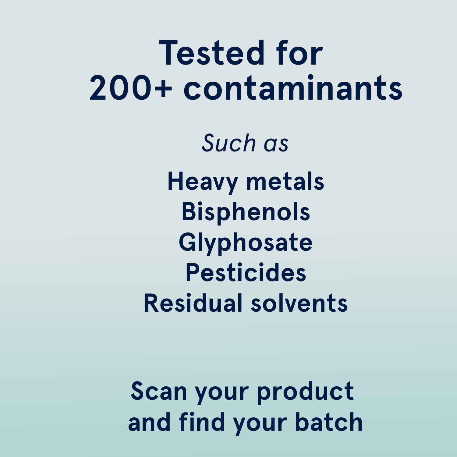 Puori Clean Label Project results sheet image emphasizing third-party purity testing benefit