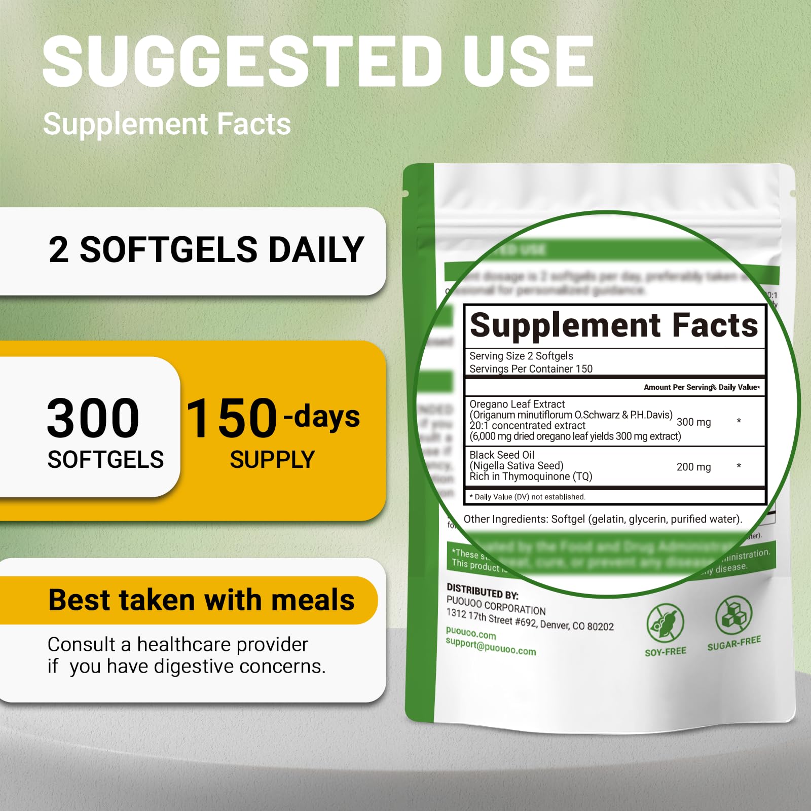 Aroma-friendly delivery of oregano oil capsules