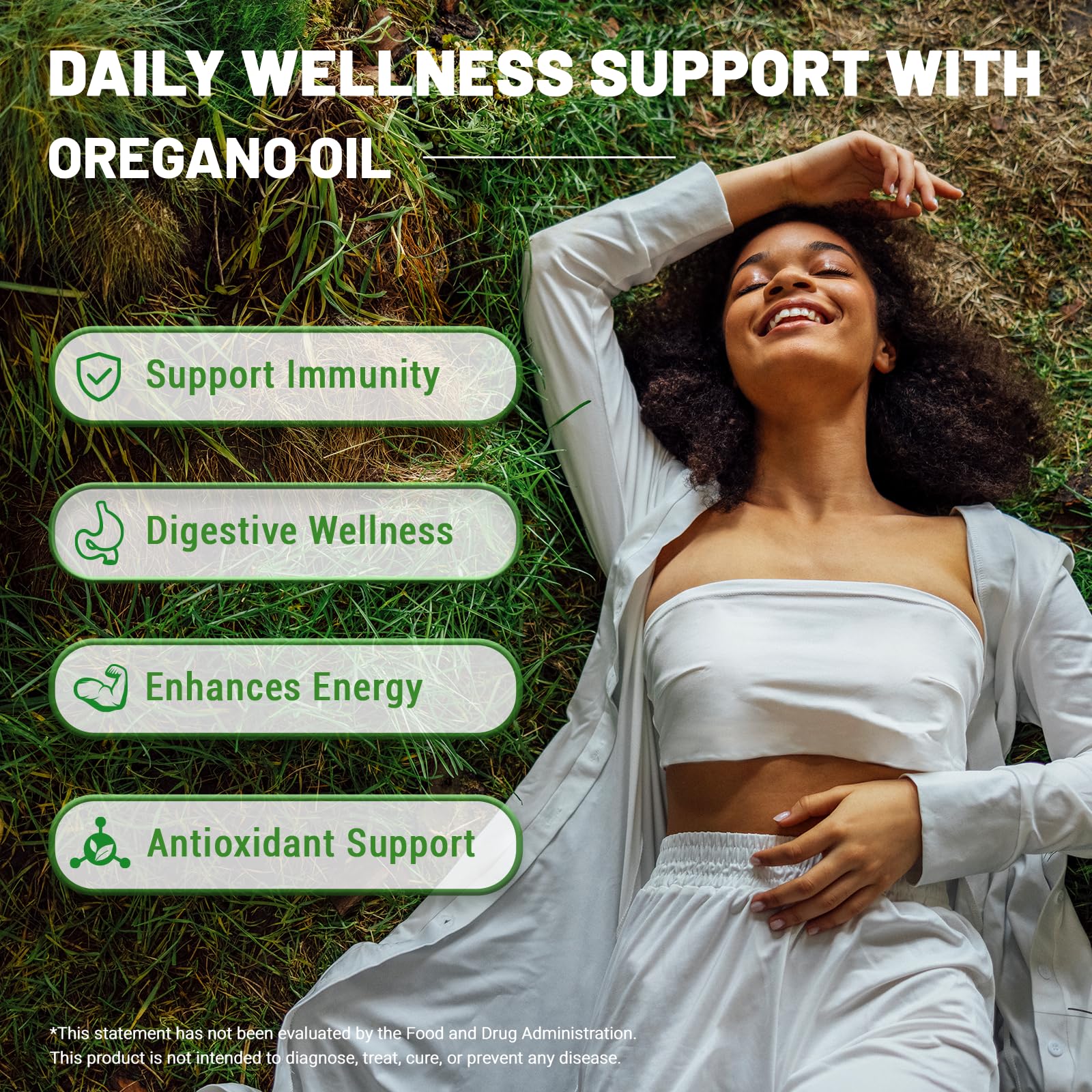 Puouoo oregano oil with black seed oil softgels bottle