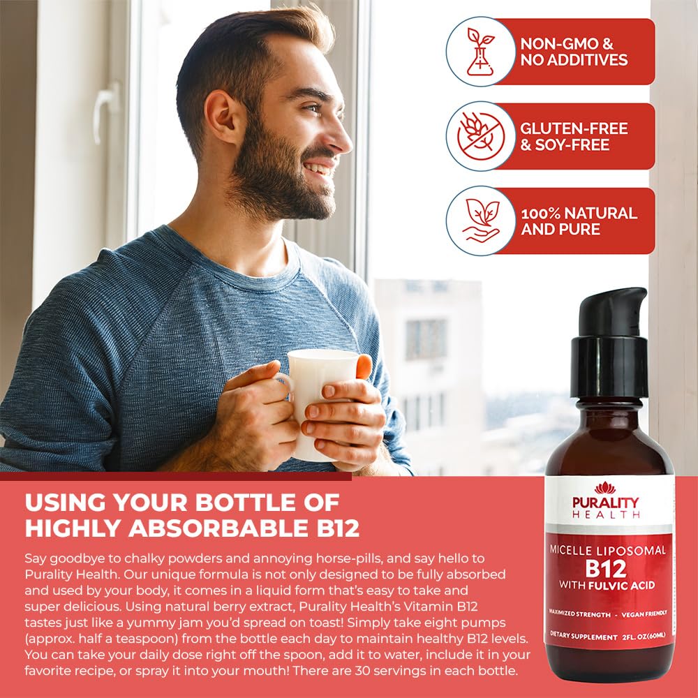 Dropper bottle dispensing B12 liquid with pump top