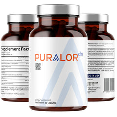 Front view of Puralor DN Nerve Support Supplement bottle