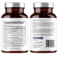 Close-up of Puralor DN label featuring Alpha Lipoic Acid and CoQ10