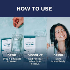 Glass of hydrogen-rich water ready to drink