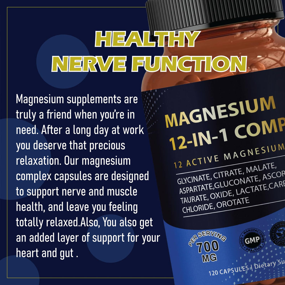 Graphic illustrating easy absorption of magnesium blend
