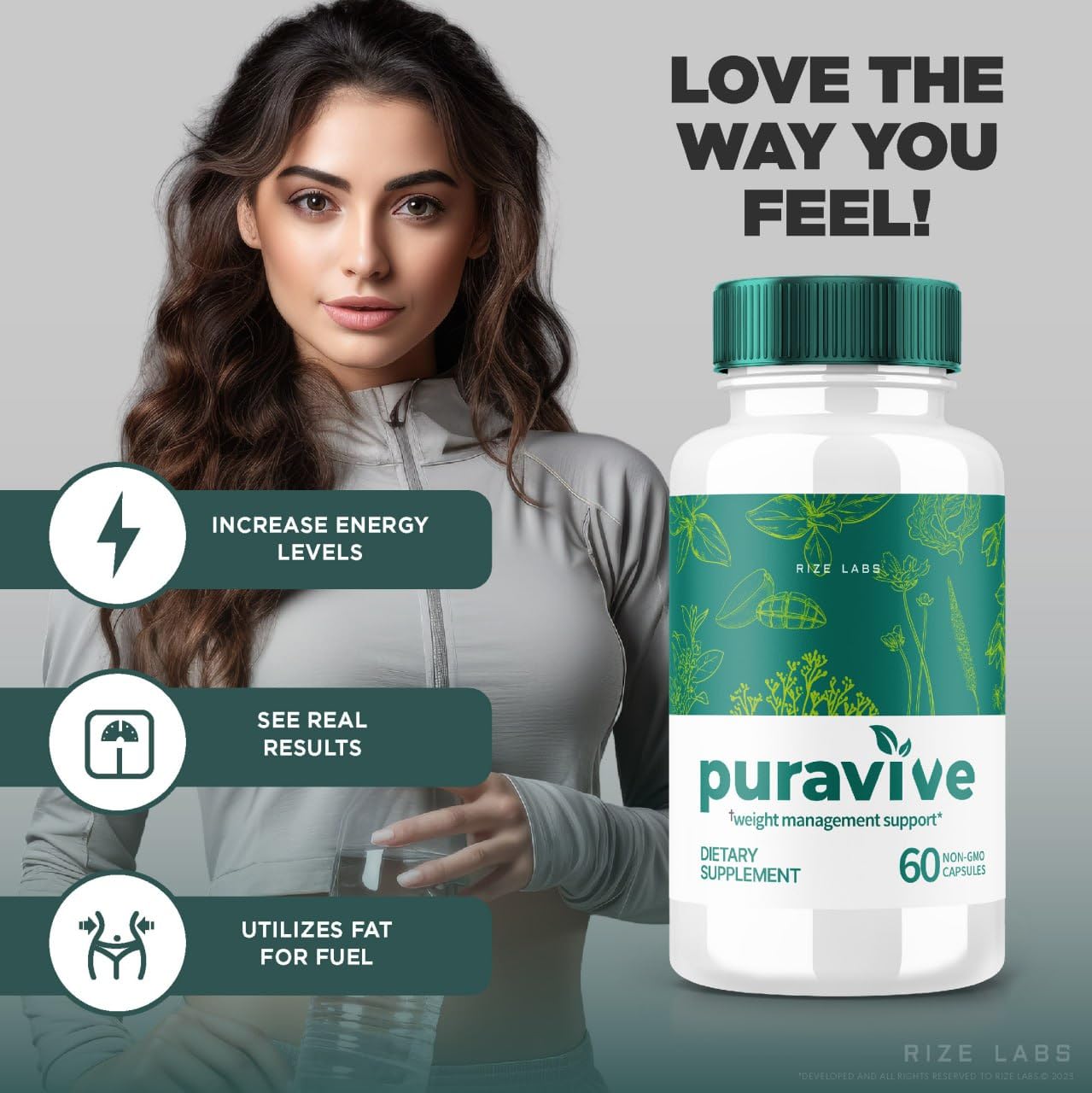 Puravive health benefits chart image