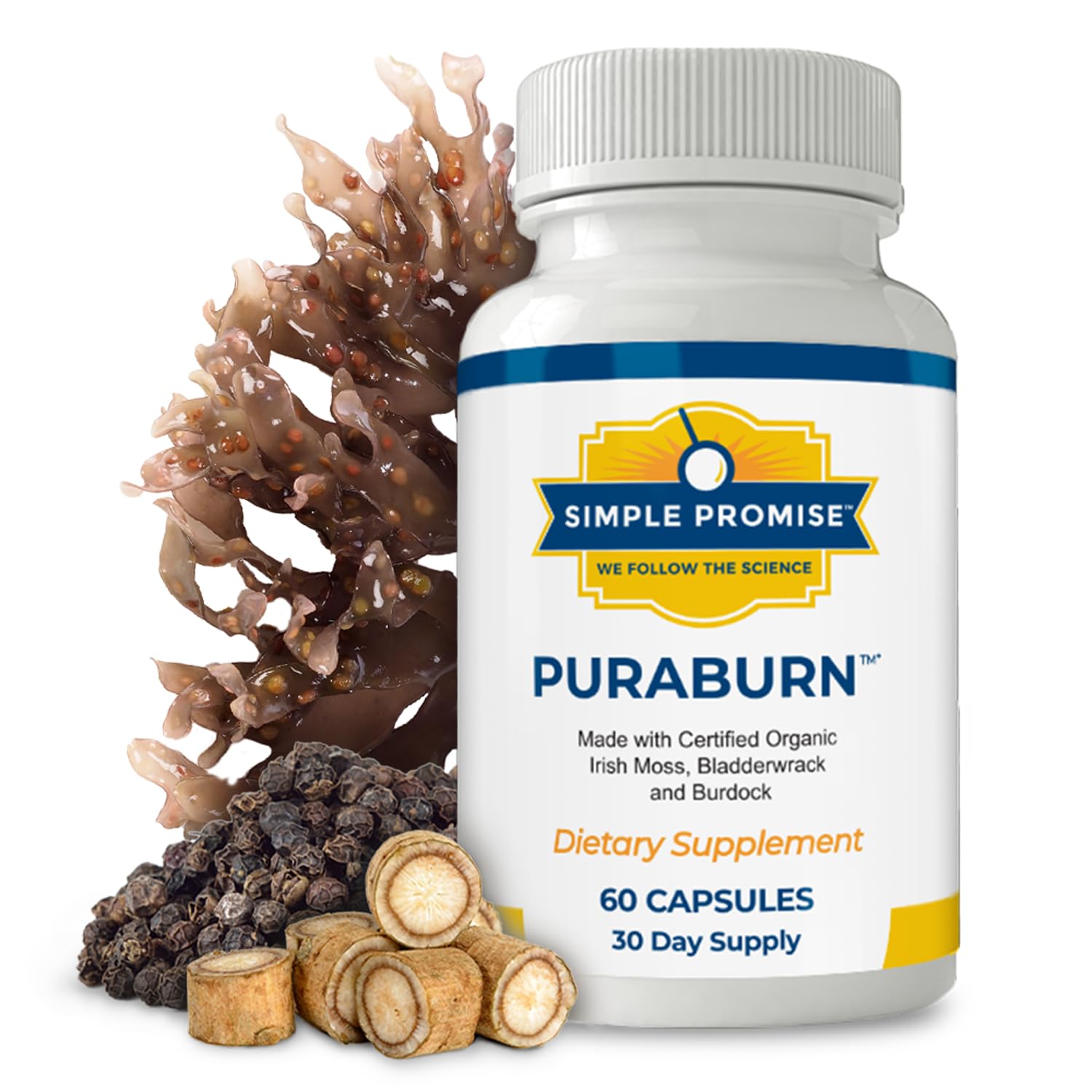 PuraBurn Irish Sea Moss capsules