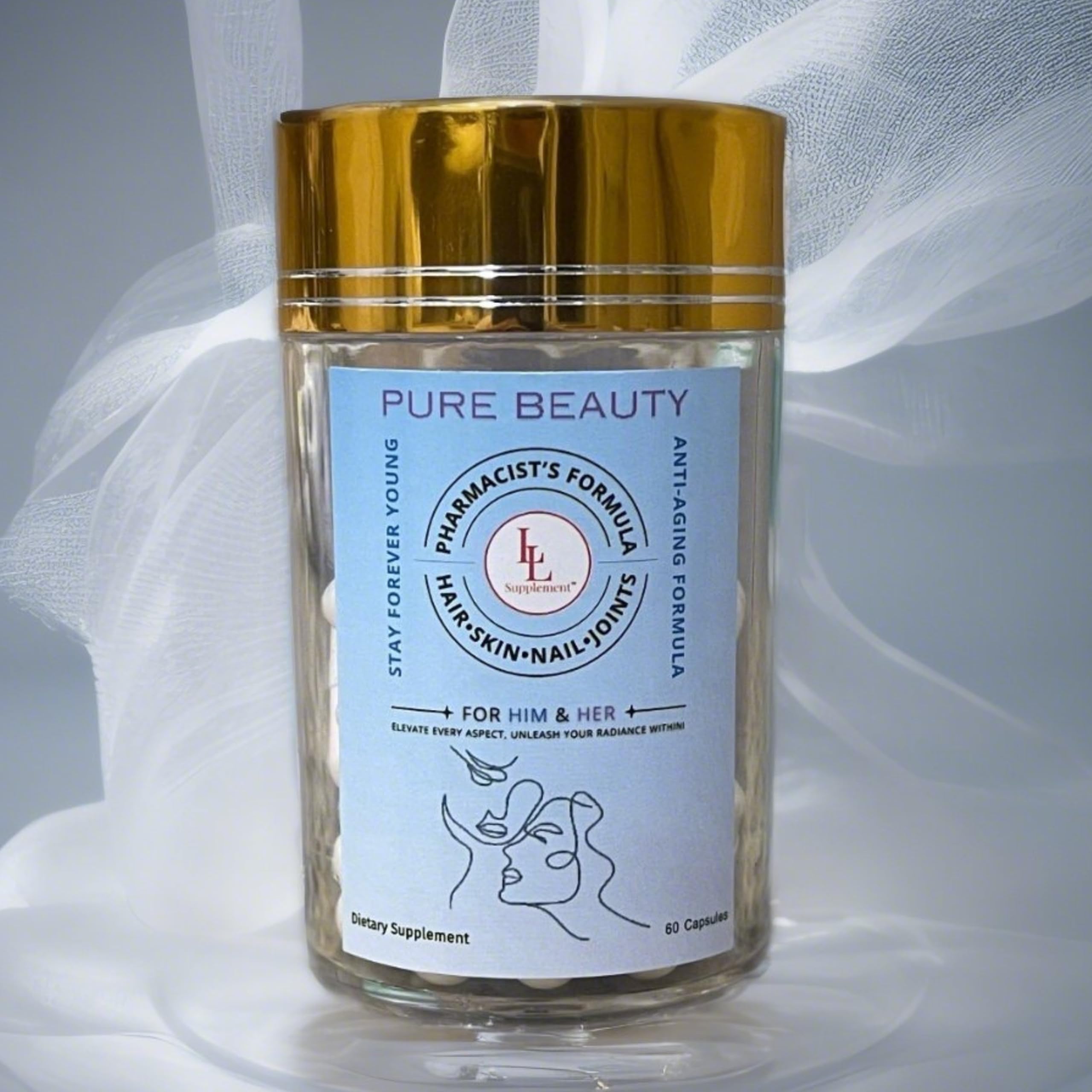 Pure Beauty by LL bottle front view