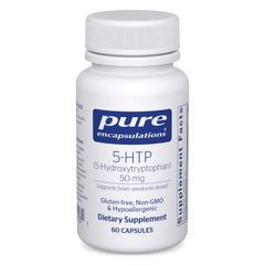 Pure Encapsulations 5-HTP 50 mg bottle label