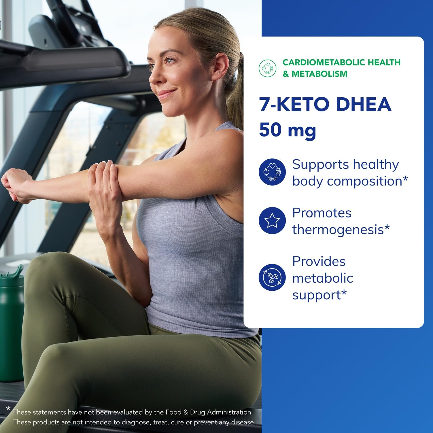 Ingredients and supplement facts for 7-Keto DHEA