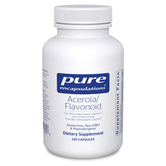 Bottle of Pure Encapsulations Acerola/Flavonoid 120 capsules
