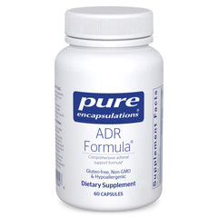 Pure Encapsulations ADR Formula bottle front supports daily adrenal balance and immune function.