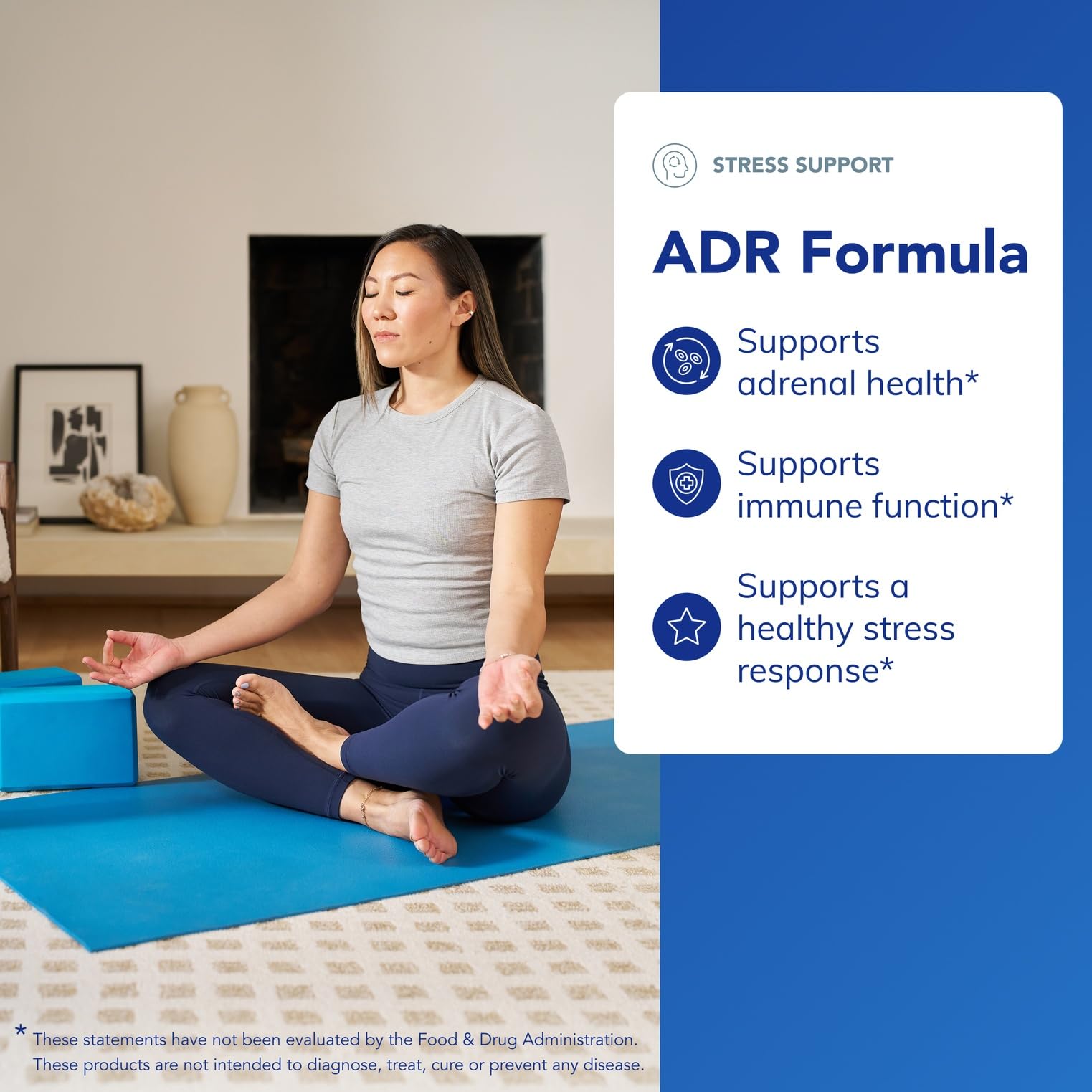 Pure Encapsulations ADR formula bottle on table during daily wellness.