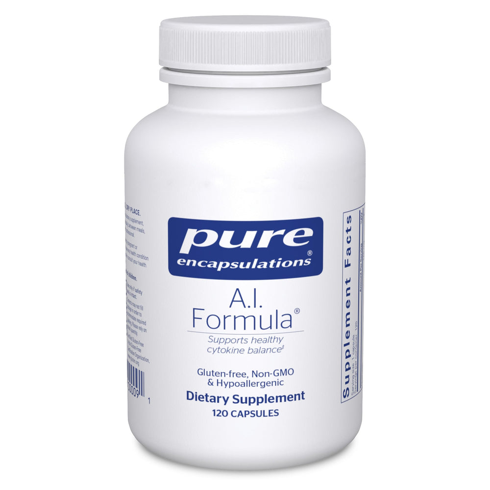 Bottle of Pure Encapsulations A.I. Formula 120 capsules