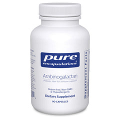 Pure Encapsulations Arabinogalactan bottle front label 90 capsules