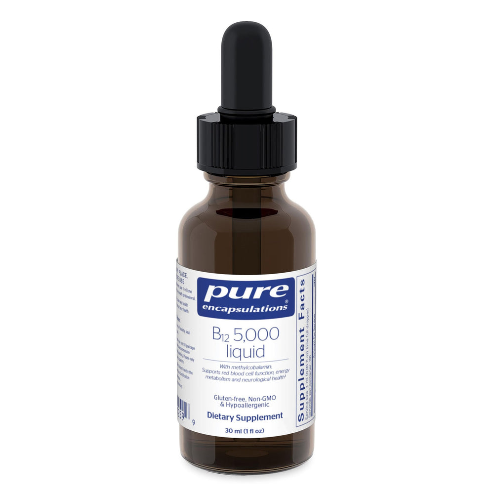 Pure Encapsulations B12 5,000 Liquid bottle 1 oz