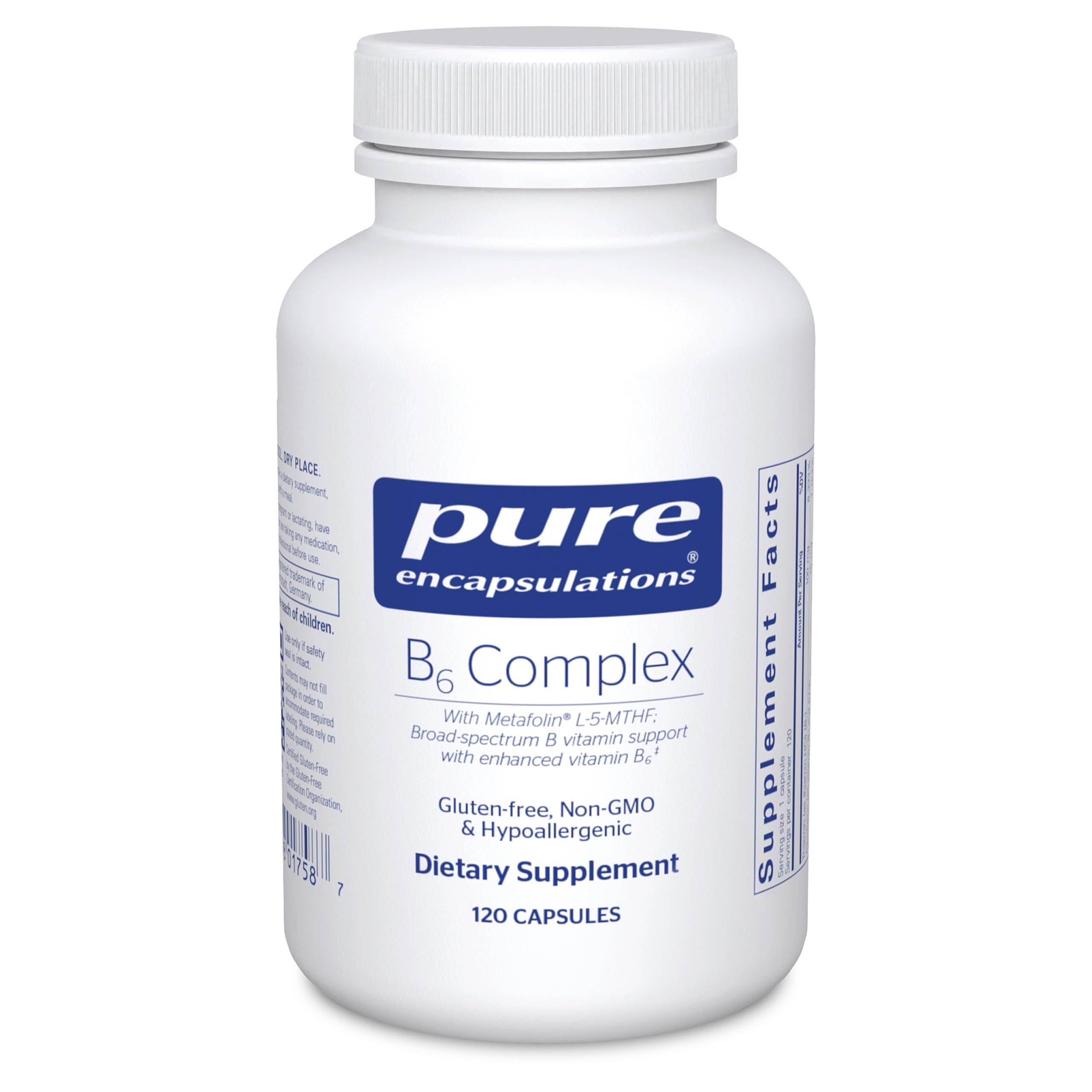 Pure Encapsulations B6 Complex bottle with 120 capsules