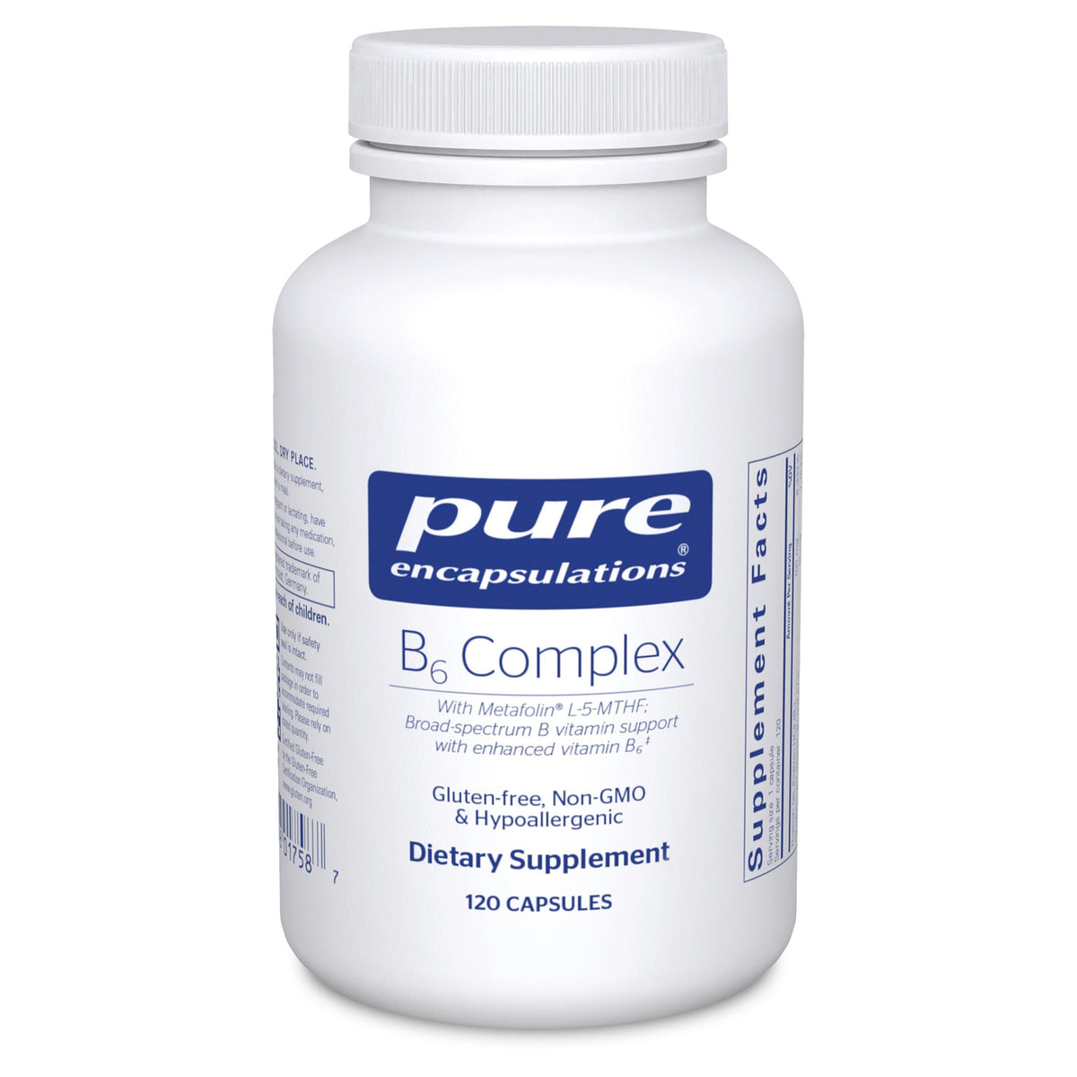 Pure Encapsulations B6 Complex bottle with 120 capsules