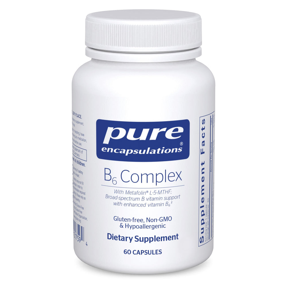 Bottle of Pure Encapsulations B6 Complex 60 capsules