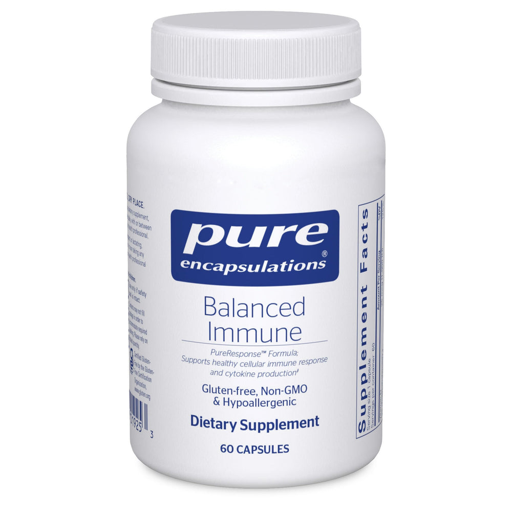 Pure Encapsulations Balanced Immune bottle with 60 capsules