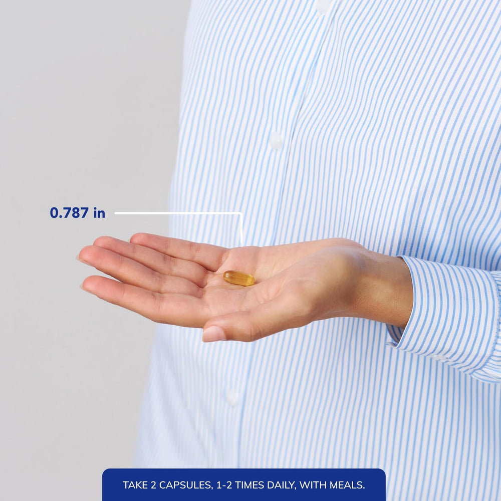 Pure Encapsulations Black Currant Seed Oil packaging label emphasizes purity and potency.