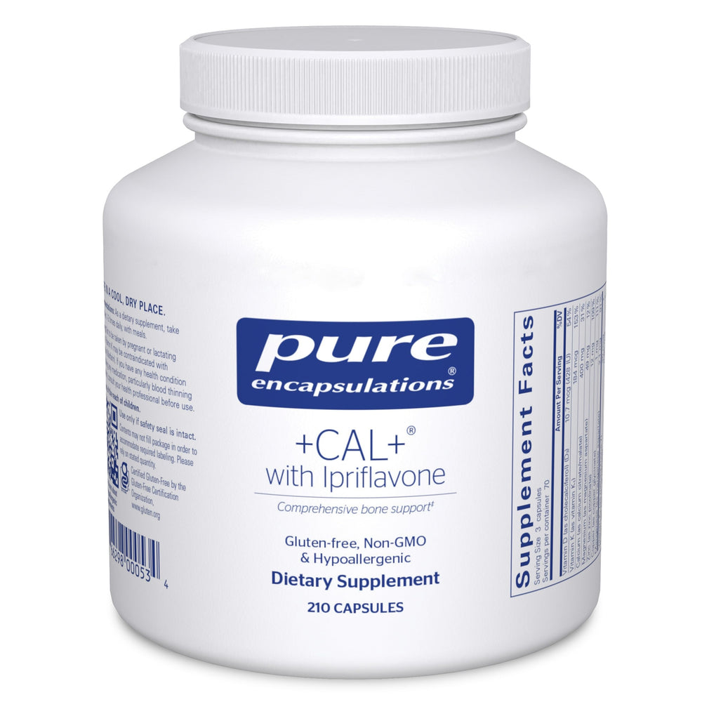 Pure Encapsulations +Cal+ with Ipriflavon bottle front view