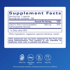 Calcium MCHA capsules close-up