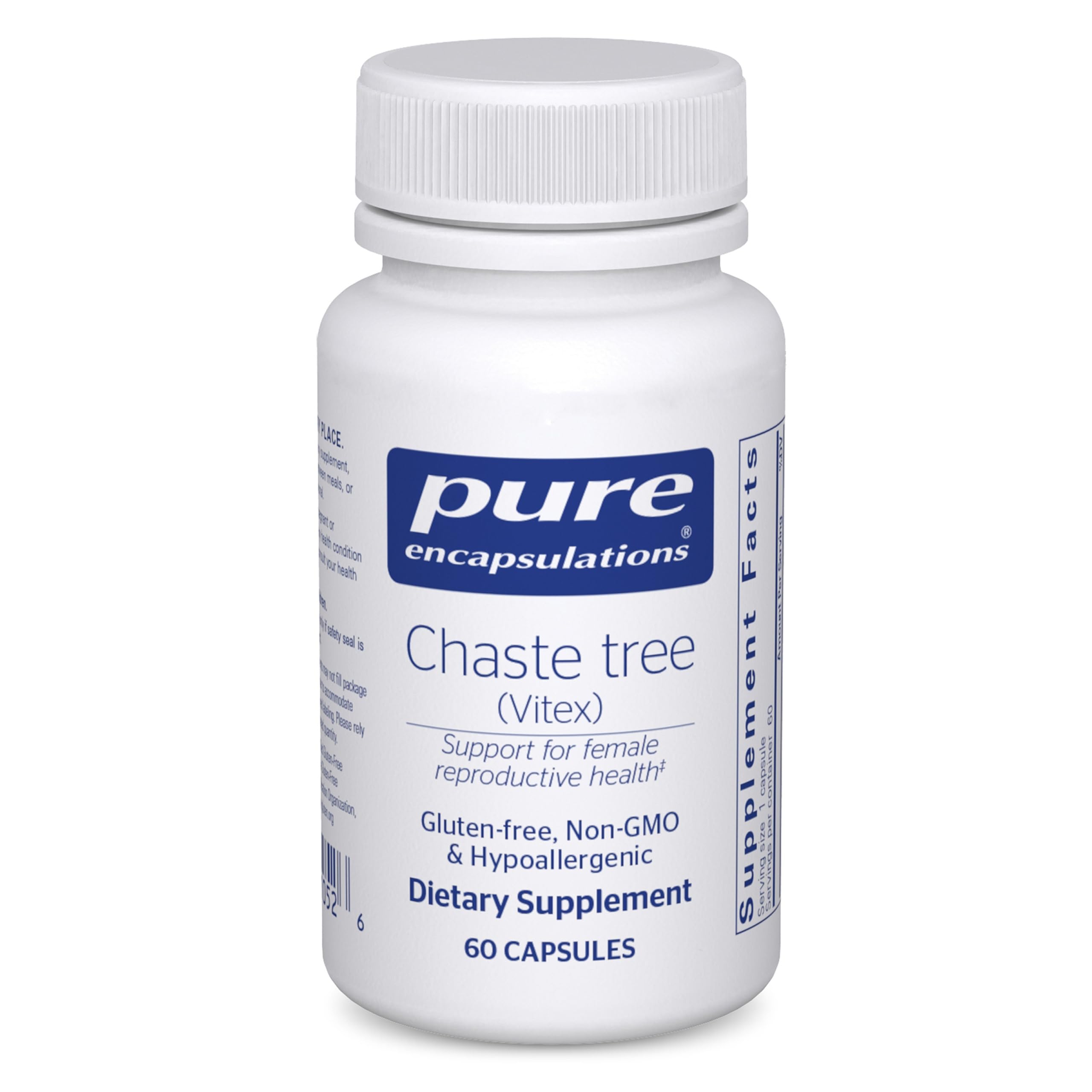 Pure Encapsulations Chaste Tree Vitex 60 capsules bottle