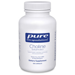 Pure Encapsulations Choline (Bitartrate) 275 mg capsules bottle