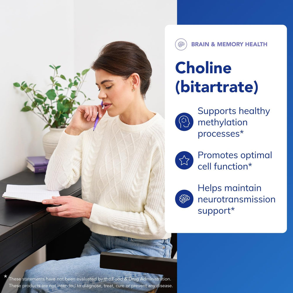 High bioavailability choline bitartrate formula